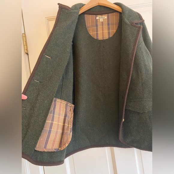 Felted Hunter Green Jacket - Picture 3 of 7